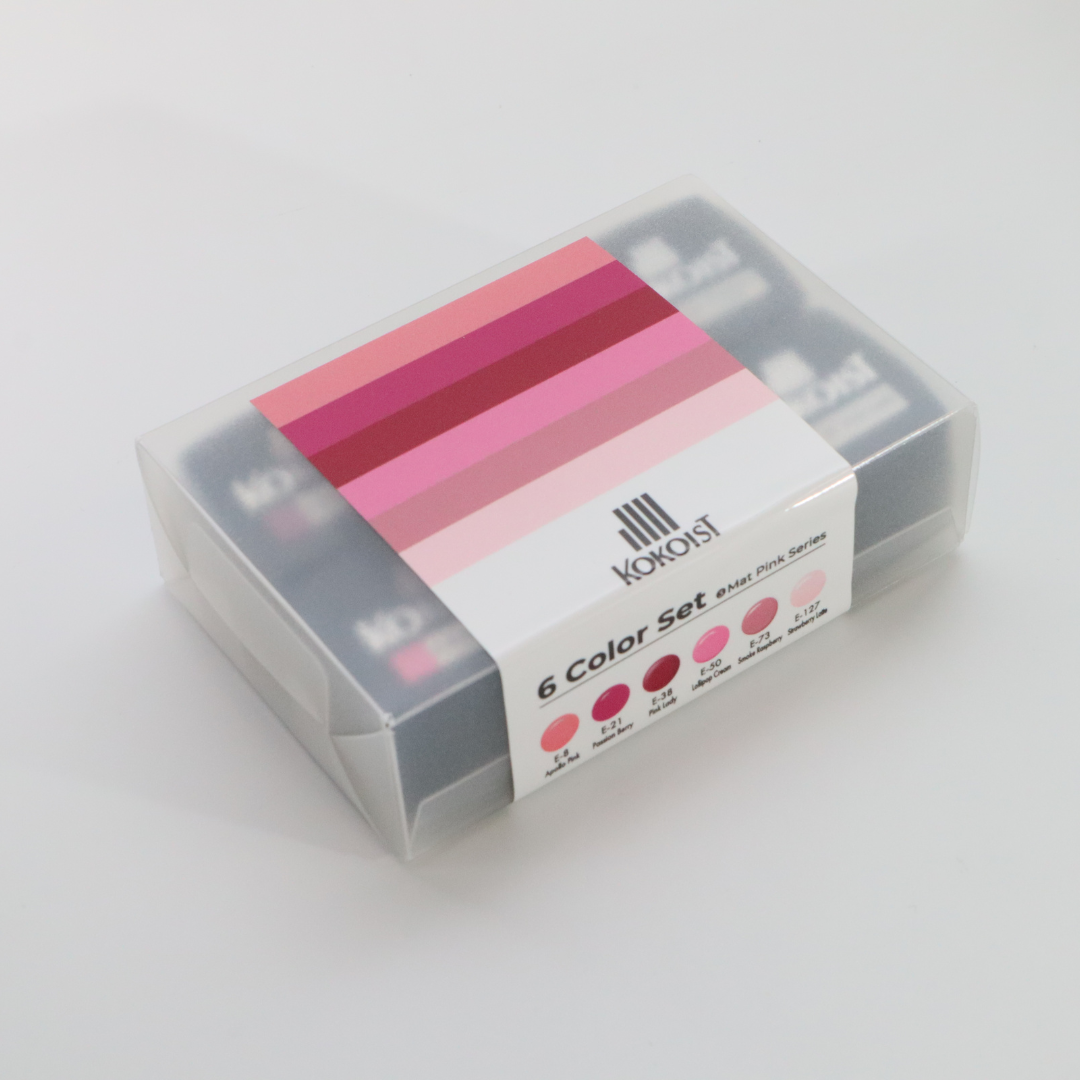 【6色SET】03.Matte Pink Series