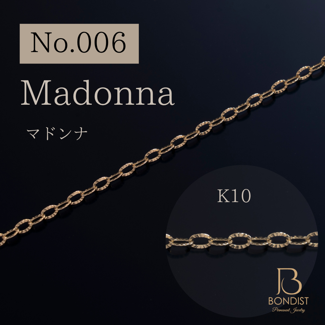 Premium No.006 Madonna  Chain / K10【1m】| BONDIST