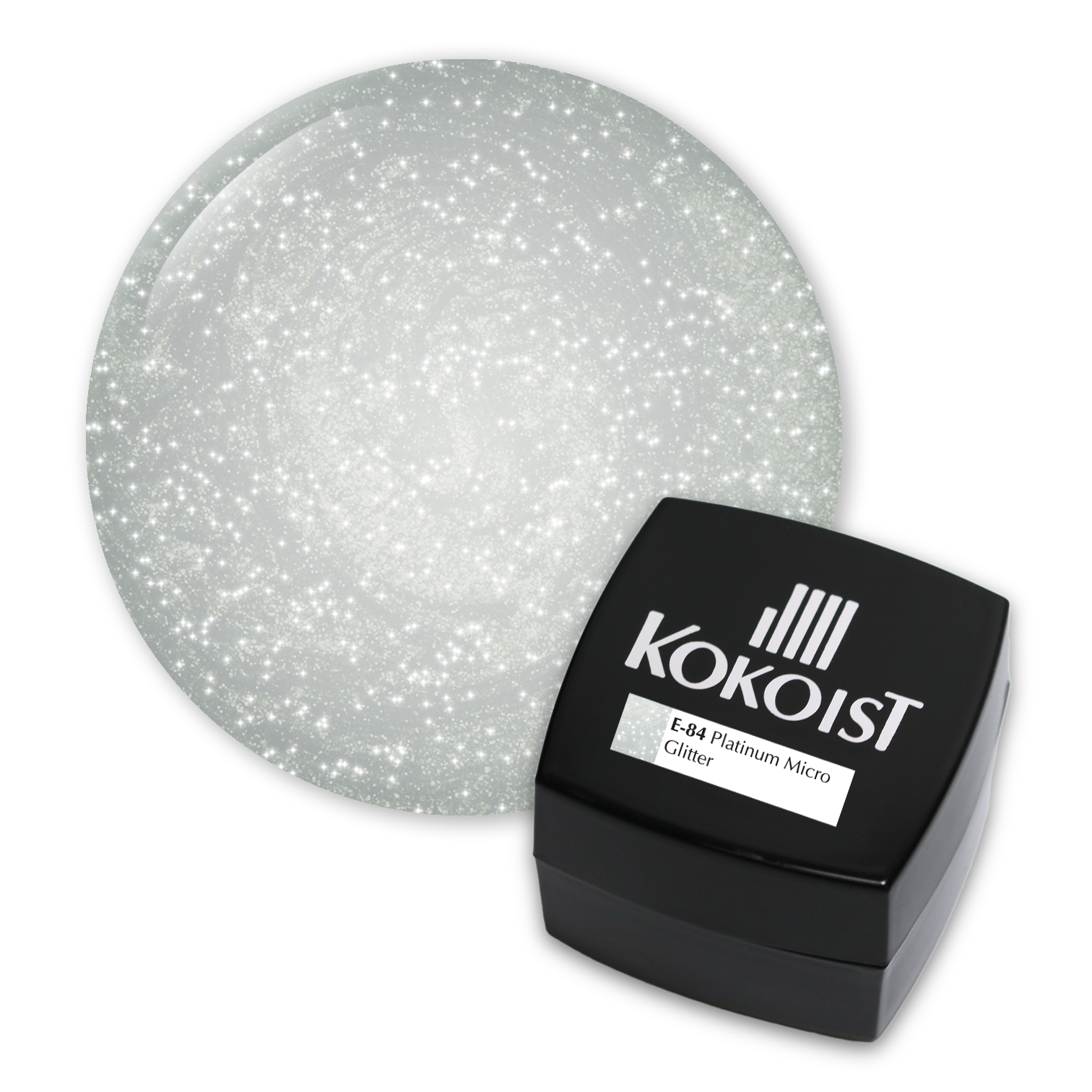 E-084 Platinum Micro Glitter