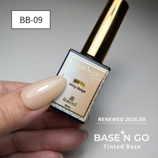 RENEWAL★ BASE'N GO Tinted Base Gel BB-09 Milky Beige