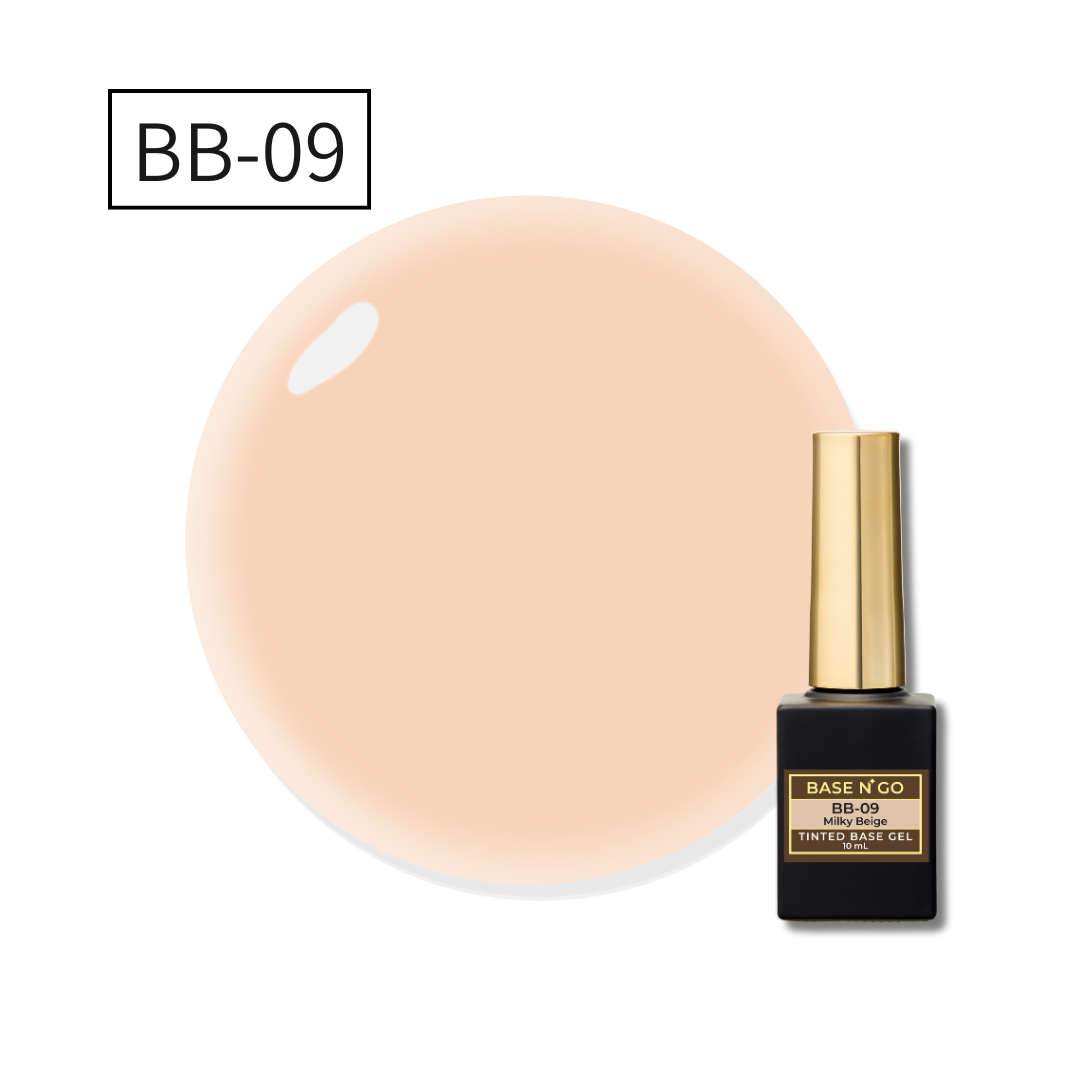 BASEN’ GO  Tinted Base Gel BB-09 Milky Beige