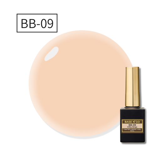 BASEN’ GO  Tinted Base Gel BB-09 Milky Beige