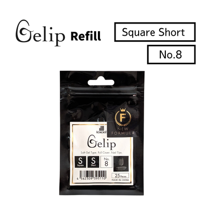 Gelip Square Short Refill No.00～No.9 SS