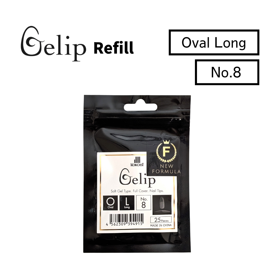 Gelip Oval Long Refill No.00～No.9 OL