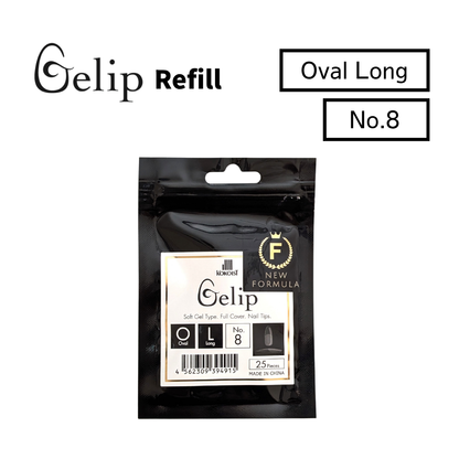 Gelip Oval Long Refill No.00～No.9 OL