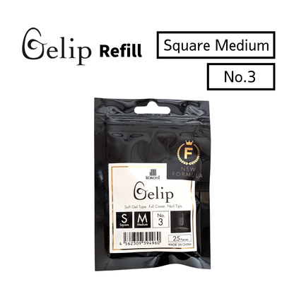 Gelip Square Medium Refill No.00～No.9 SM