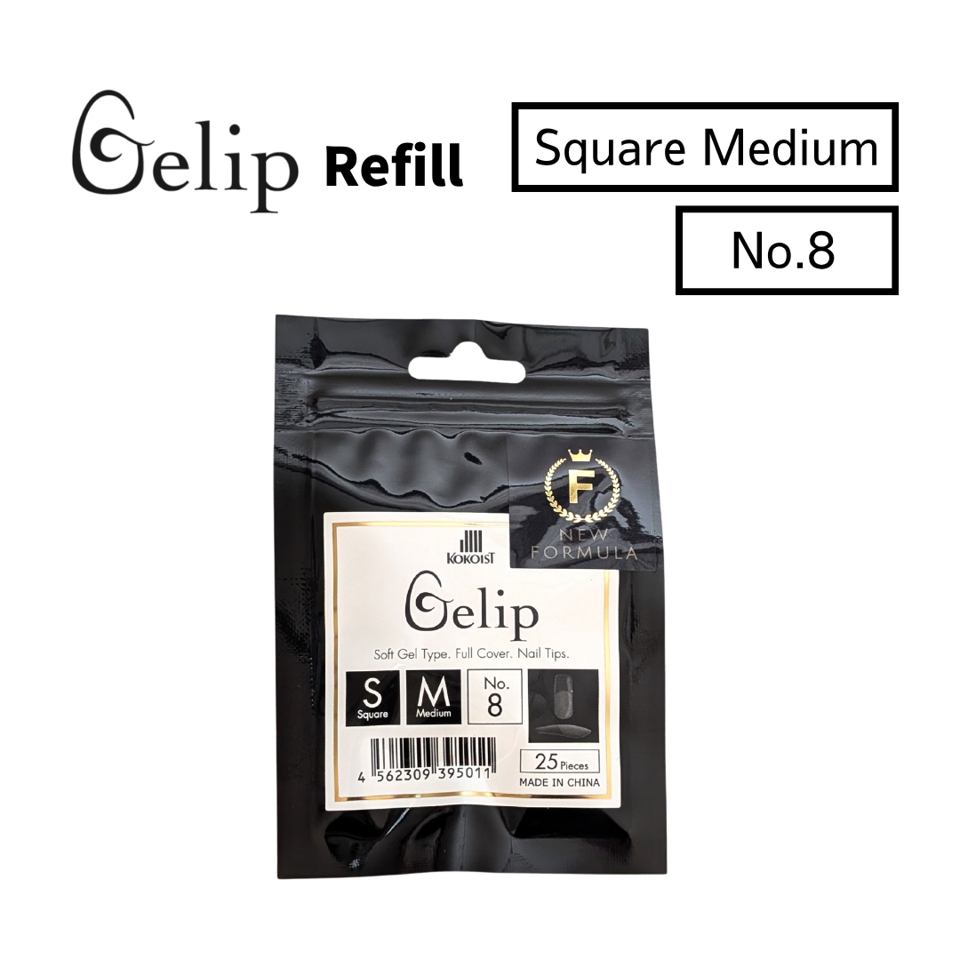 Gelip Square Medium Refill No.00～No.9 SM