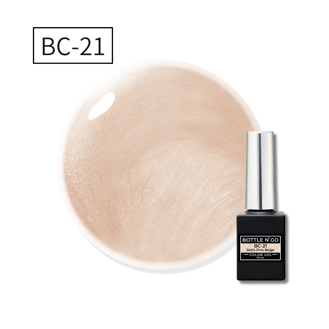 BOTTLEN’ GO Color Gel BC-21 Satin Pink Beige