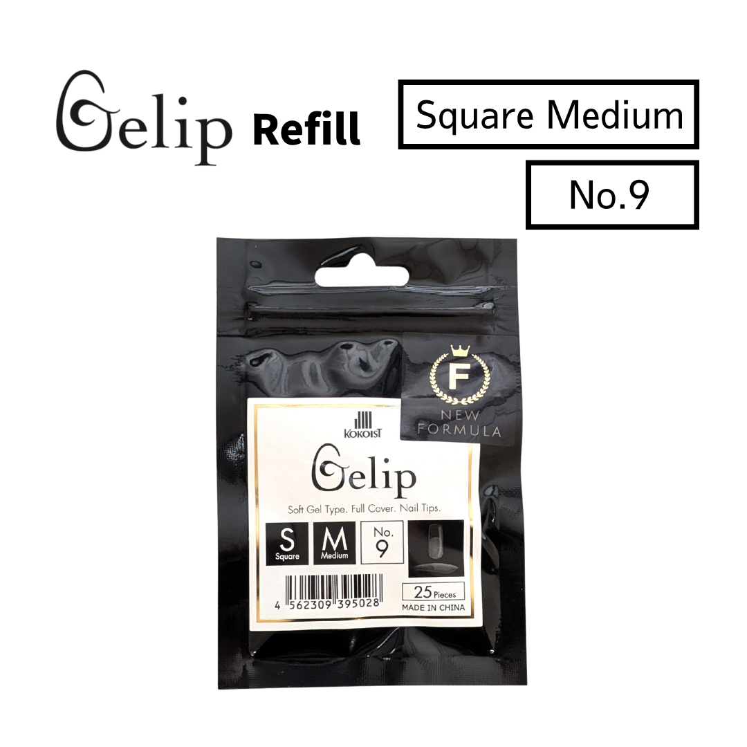 Gelip Square Medium Refill No.00～No.9 SM