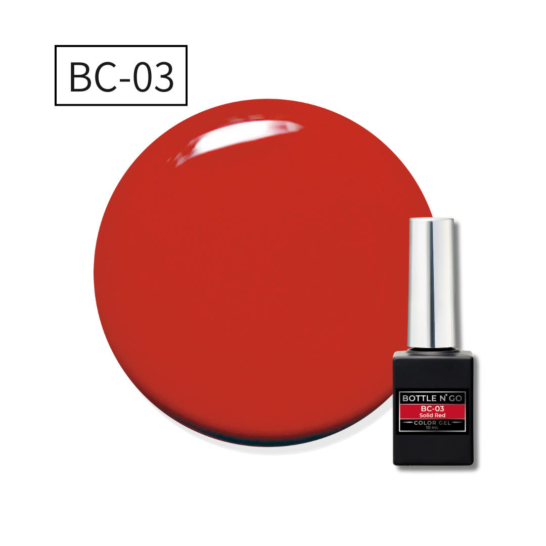 BOTTLEN’ GO Color Gel BC-03 Solid Red