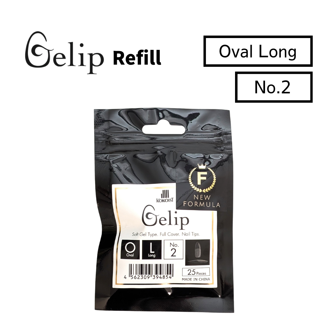 Gelip Oval Long Refill No.00～No.9 OL