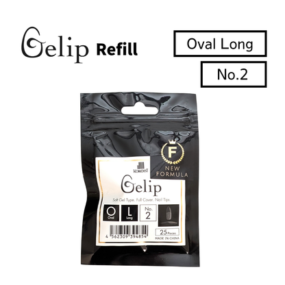 Gelip Oval Long Refill No.00～No.9 OL