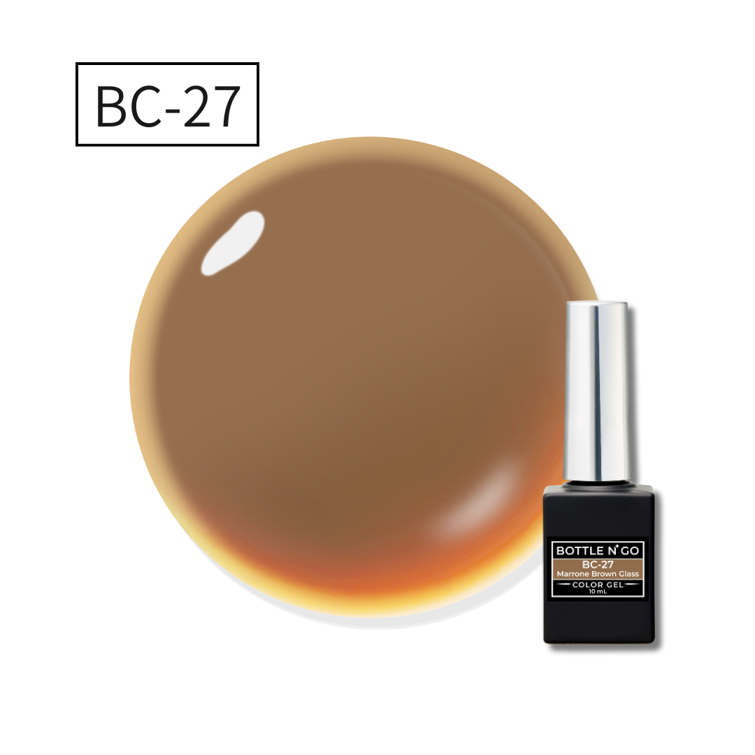 BOTTLEN’ GO Color Gel BC-27 Marrone Brown Glass