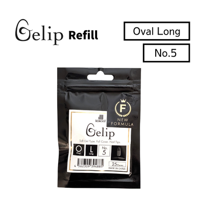 Gelip Oval Long Refill No.00～No.9 OL
