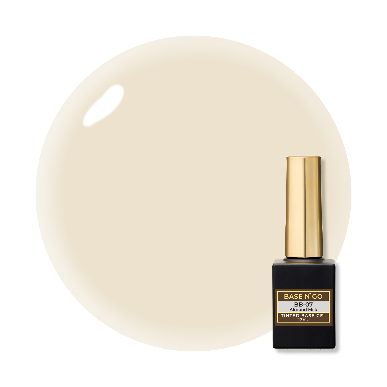 BASEN’ GO  Tinted Base Gel BB-07 Almond Milk