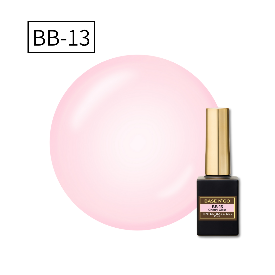 BASEN’ GO  Tinted Base Gel BB-13 Cherry Glass