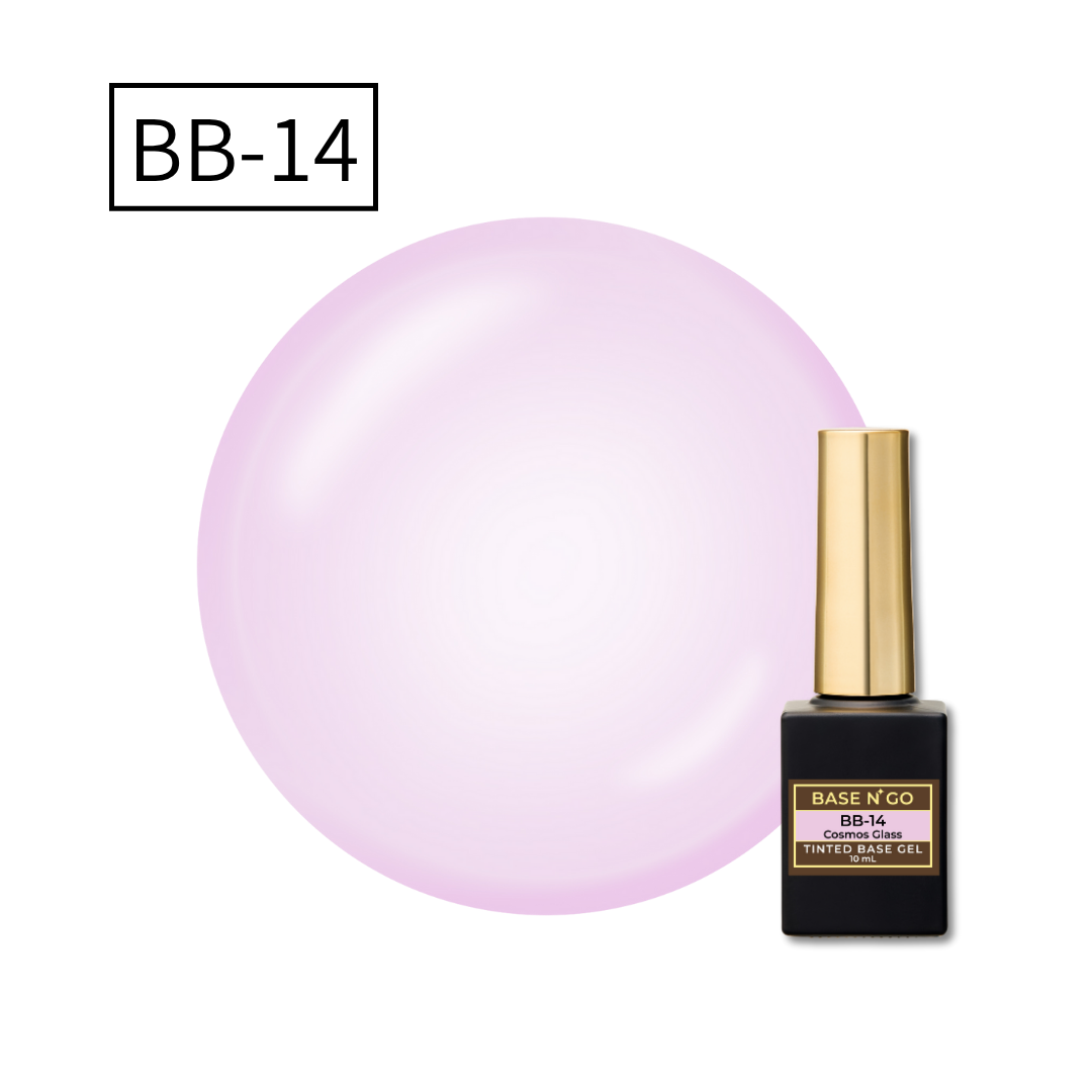 BASEN’ GO  Tinted Base Gel BB-14 Cosmos Glass