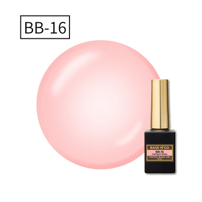 BASEN’ GO  Tinted Base Gel BB-16 Campari Glass