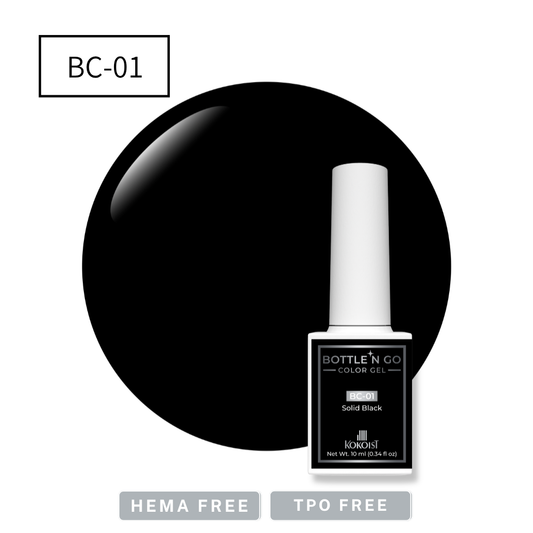BOTTLE'N GO Color Gel BC-01  Solid Black
