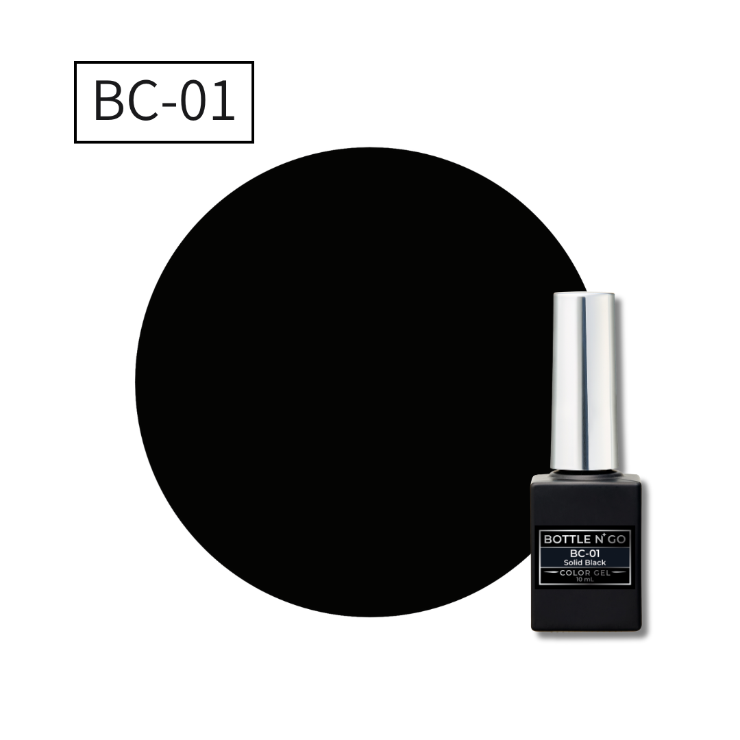 BOTTLEN’ GO Color Gel BC-01  Solid Black