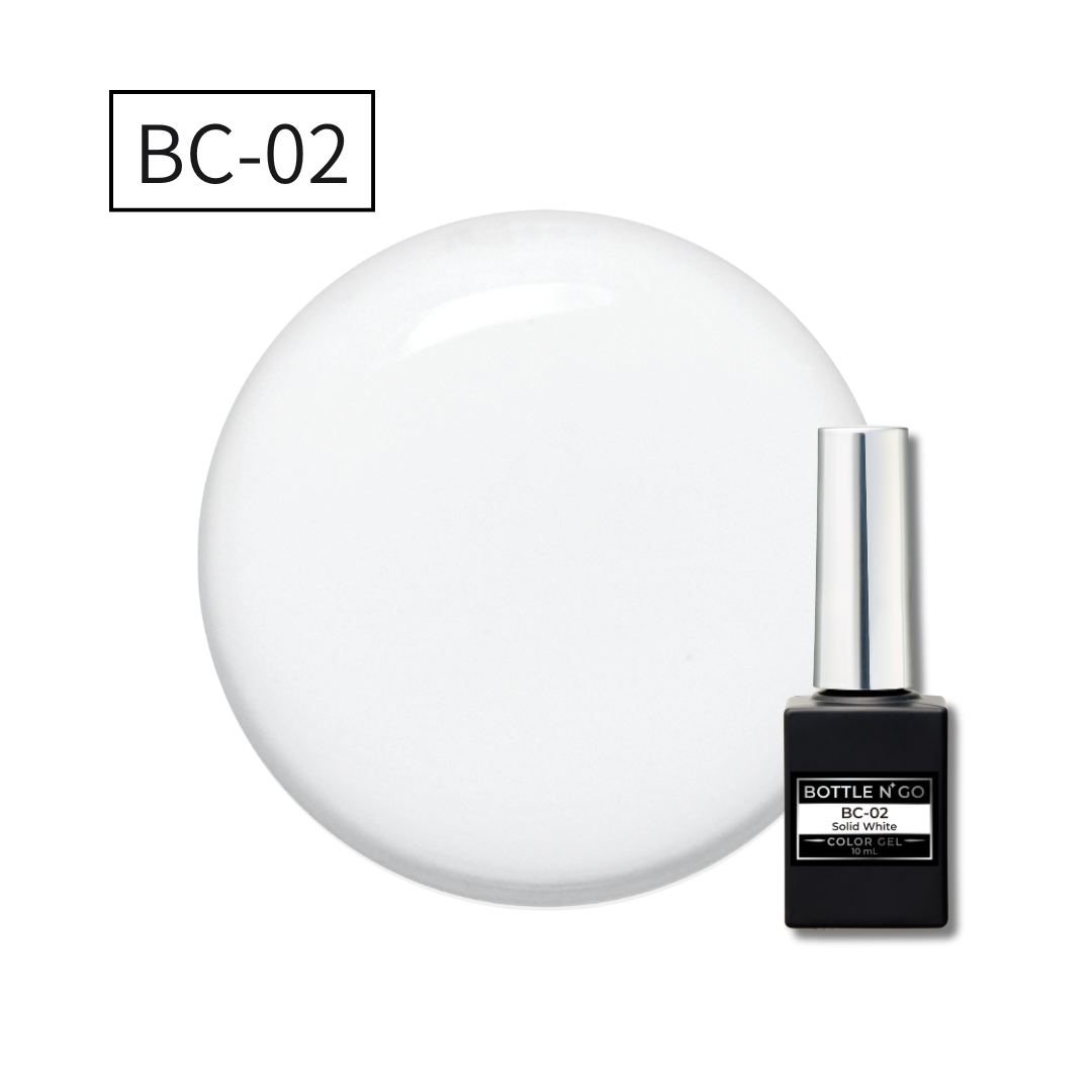 BOTTLEN’ GO Color Gel BC-02 Solid White