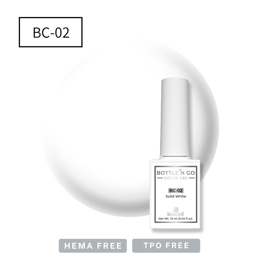 BOTTLE'N GO Color Gel BC-02 Solid White