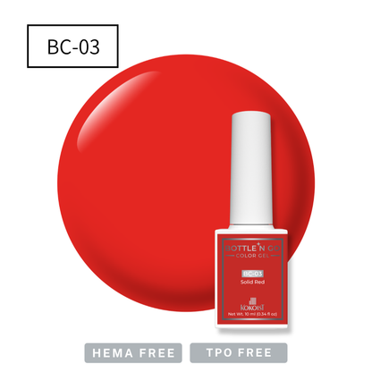 BOTTLE'N GO Color Gel BC-03 Solid Red
