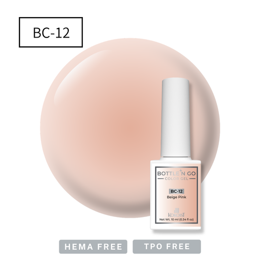 BOTTLE'N GO Color Gel BC-12 Beige Pink
