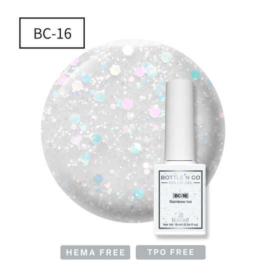 BOTTLE'N GO Color Gel BC-16 Rainbow Ice