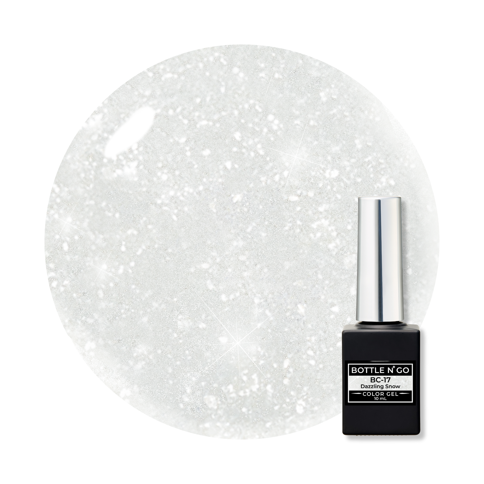 BOTTLEN’ GO Color Gel BC-17 Dazzling Snow
