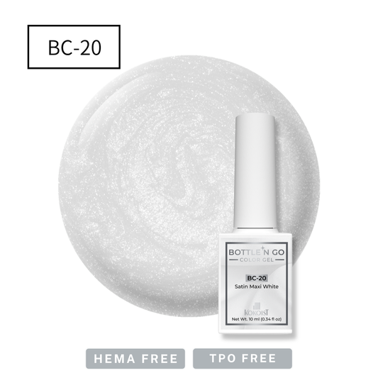 BOTTLE'N GO Color Gel BC-20 Satin Maxi White