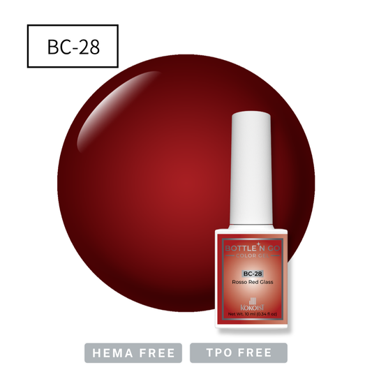 BOTTLE'N GO Color Gel BC-28 Rosso Red Glass