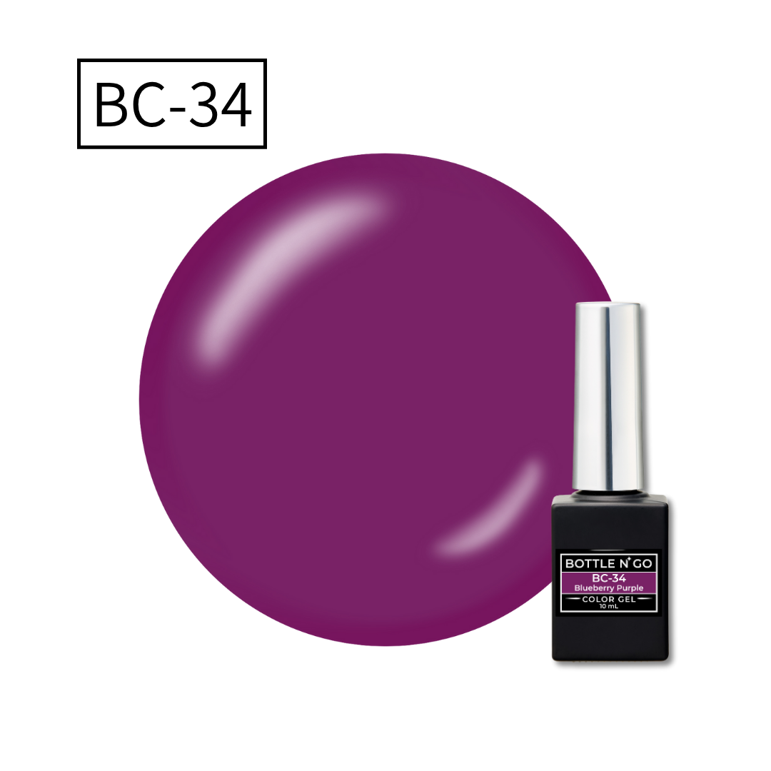 BOTTLEN’ GO Color Gel BC-34 Blueberry Purple