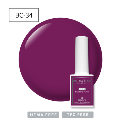 BOTTLE'N GO Color Gel BC-34 Blueberry Purple