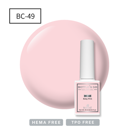 BOTTLEN' GO Color Gel BC-49 Baby Pink