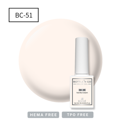 BOTTLEN' GO Color Gel BC-51 Vanilla Cream