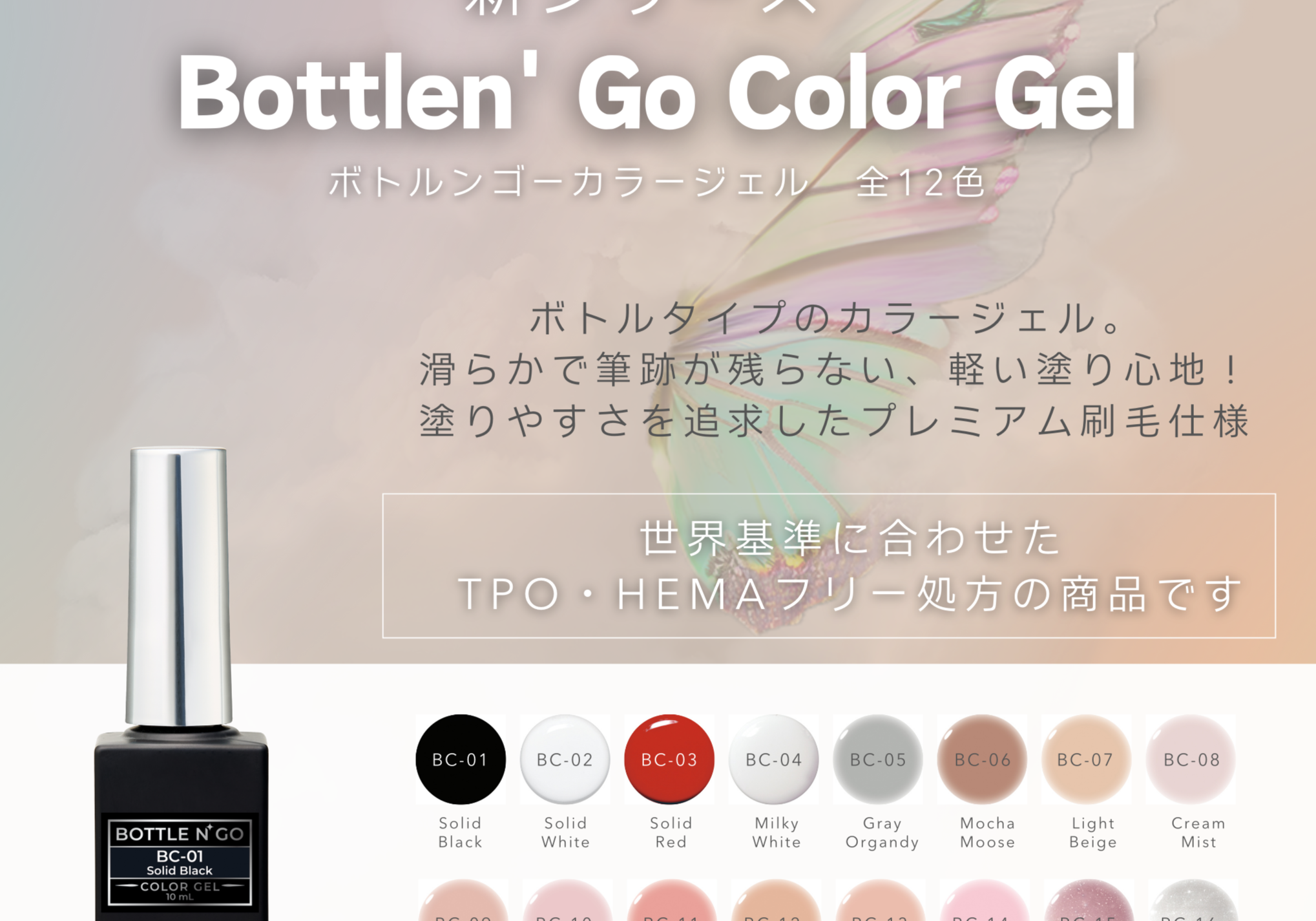 プロフェッショナルのためにプロフェッショナルが作ったジェル