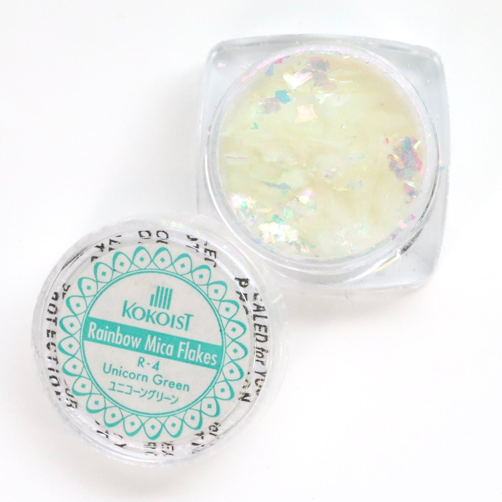 Rainbow Mica Flakes R-4 Unicorn Green