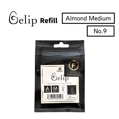 Gelip Almond Medium Refill No.00～No.9 AM