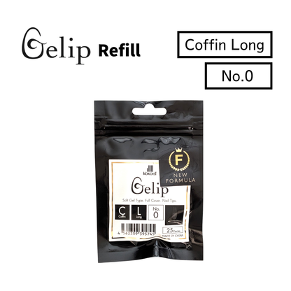 Gelip Coffin Long Refill No.00～No.9 CL