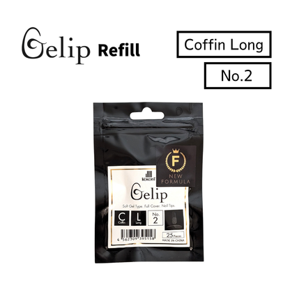 Gelip Coffin Long Refill No.00～No.9 CL