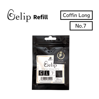 Gelip Coffin Long Refill No.00～No.9 CL