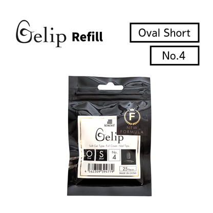 Gelip Oval Short Refill No.00～No.9 OS