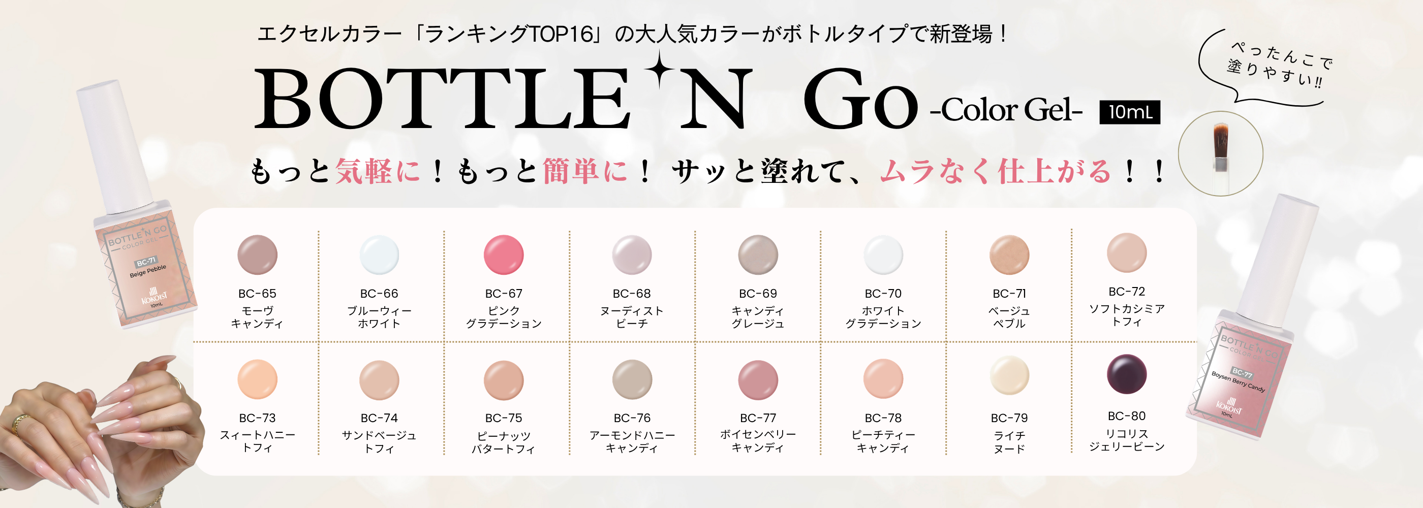 プロフェッショナルのためにプロフェッショナルが作ったジェルネイル プロフェッショナルのためにプロフェッショナルが作ったジェルネイル