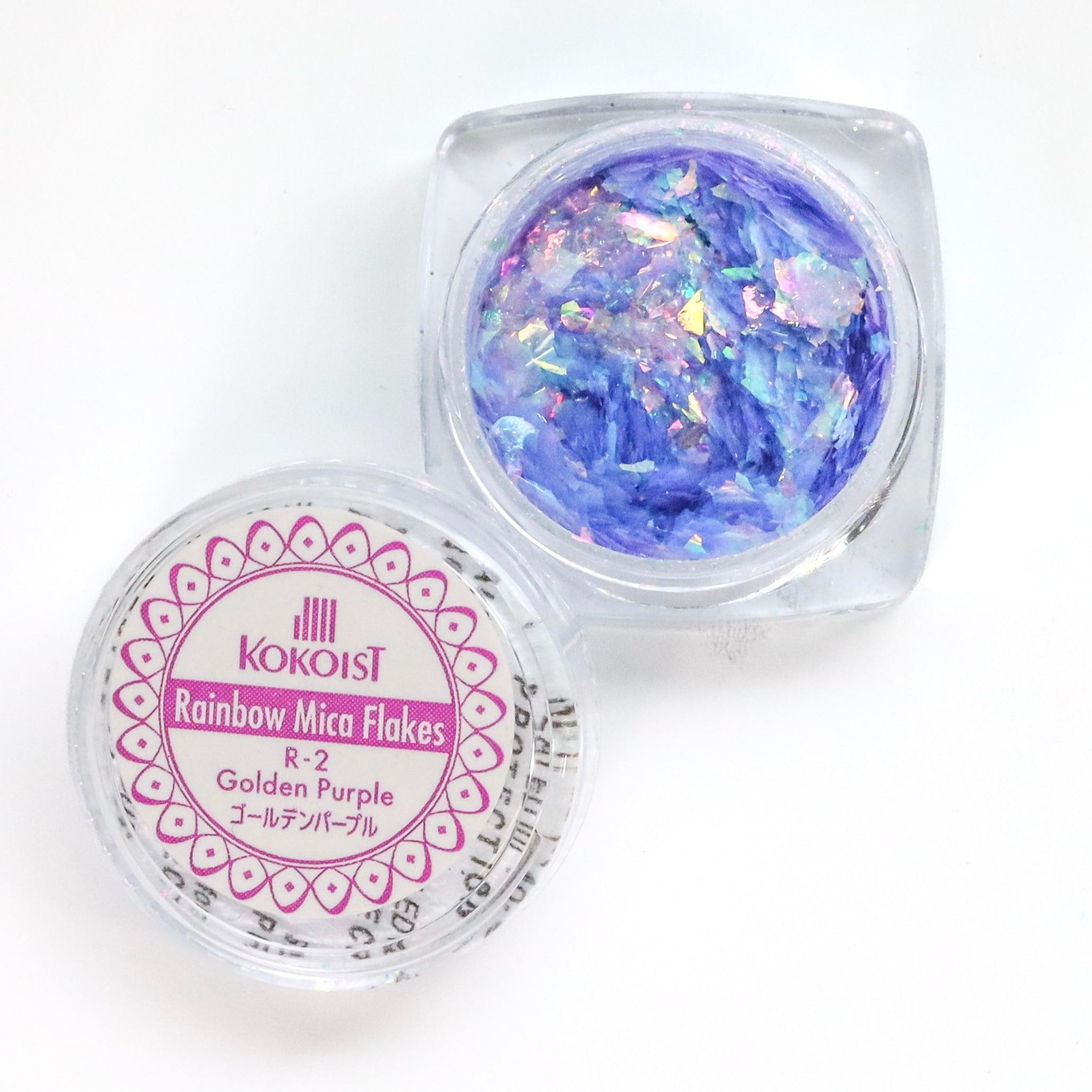 Rainbow Mica Flakes R-2 Golden Purple