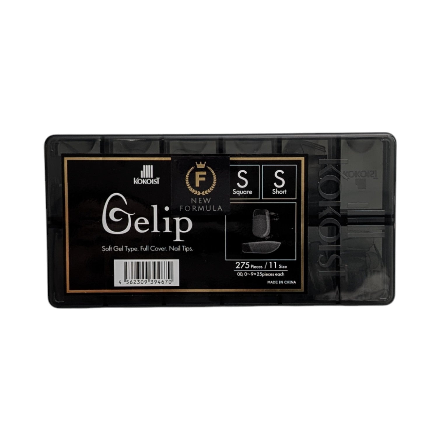 Gelip Square Short Assorted Pack(No.00~No.9)