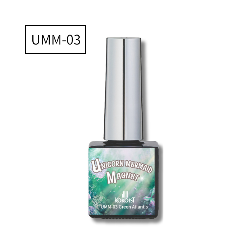 Unicorn Mermaid Magnet UMM-03  Green Atlantis