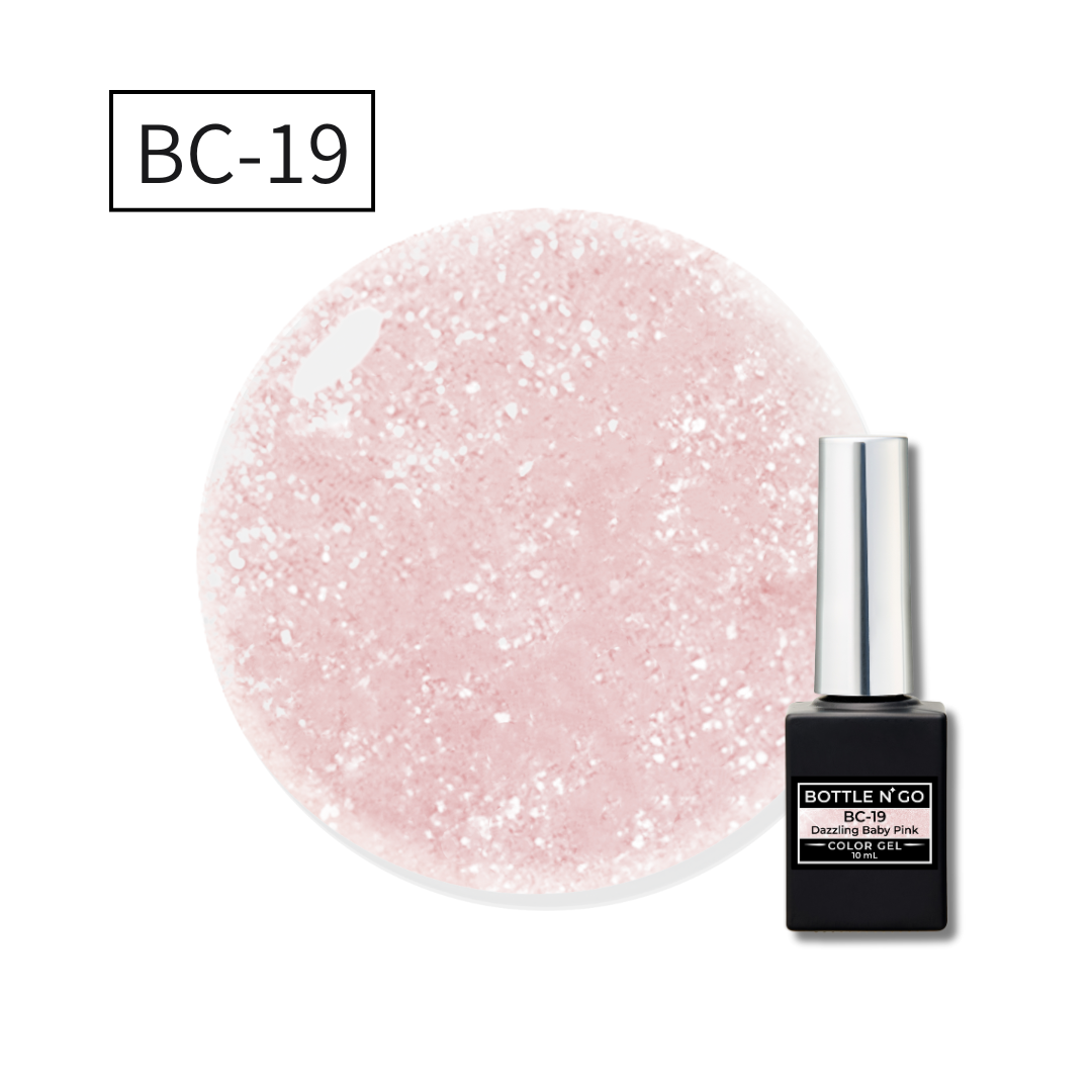 BOTTLEN’ GO Color Gel BC-19 Dazzling Baby Pink