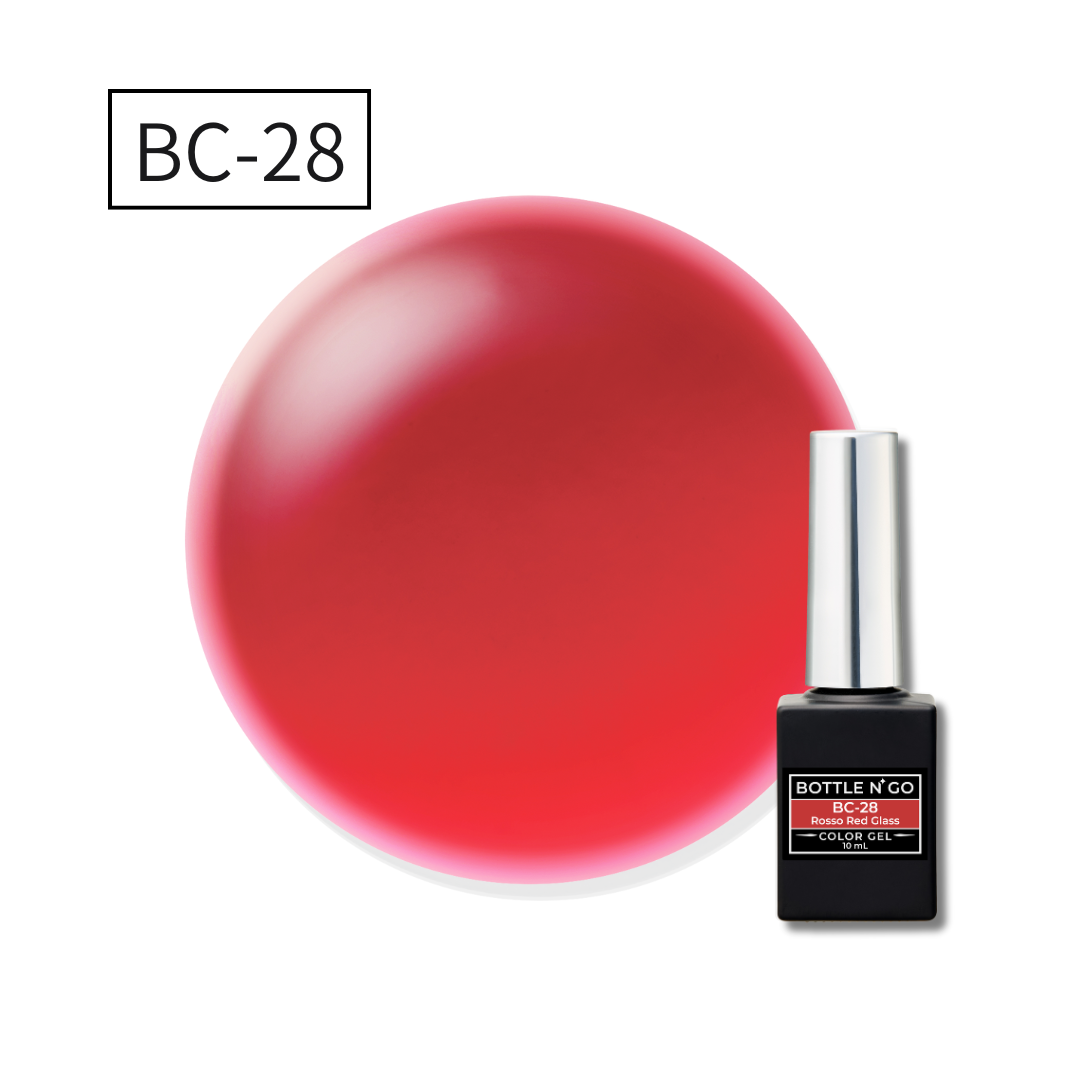 BOTTLEN’ GO Color Gel BC-28 Rosso Red Glass