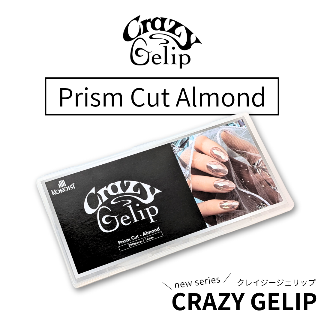 Crazy Gelip Prism Cut Almond